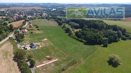 Prodej stavebního pozemku 884 m2 v obci Postupice u Benešova - Fotka 8