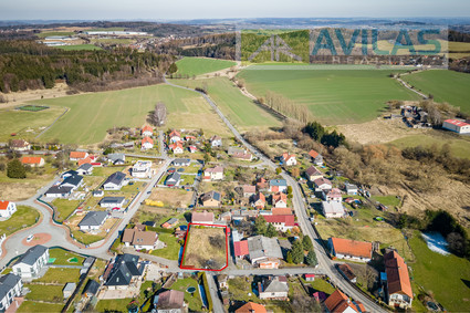 Prodej stavebního pozemku 804 m2 v Kozmicích u Benešova - Fotka 6