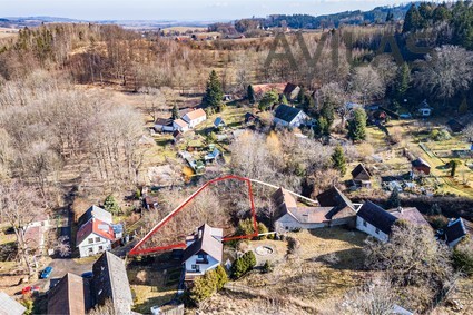 Prodej stavebního pozemku 800 m2 Lysá u Votic - Fotka 2
